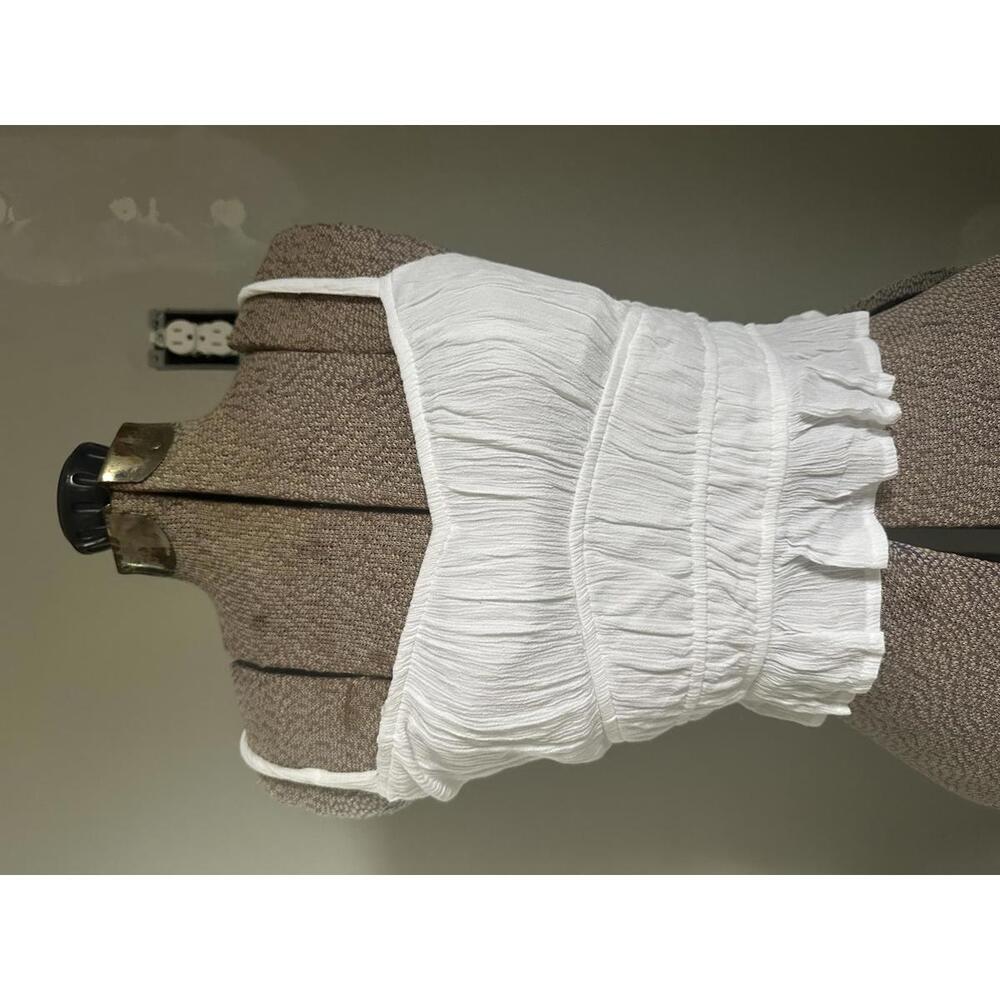 Women's White Hollister Crop Top XS